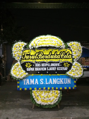Papan Bunga Duka di Ix Koto Sungai Lasi